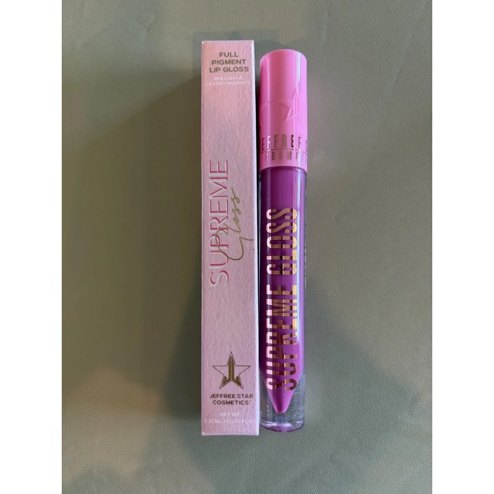 Jeffree Star Cosmetics Supreme Gloss More Than‎ Friends Purple Lip Gloss New Box